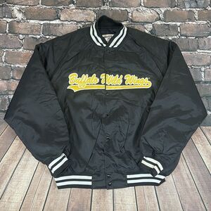 Vintage Buffalo Wild Wings Bdubs Bomber Jacket Rare Made In The USA Mens Size XL